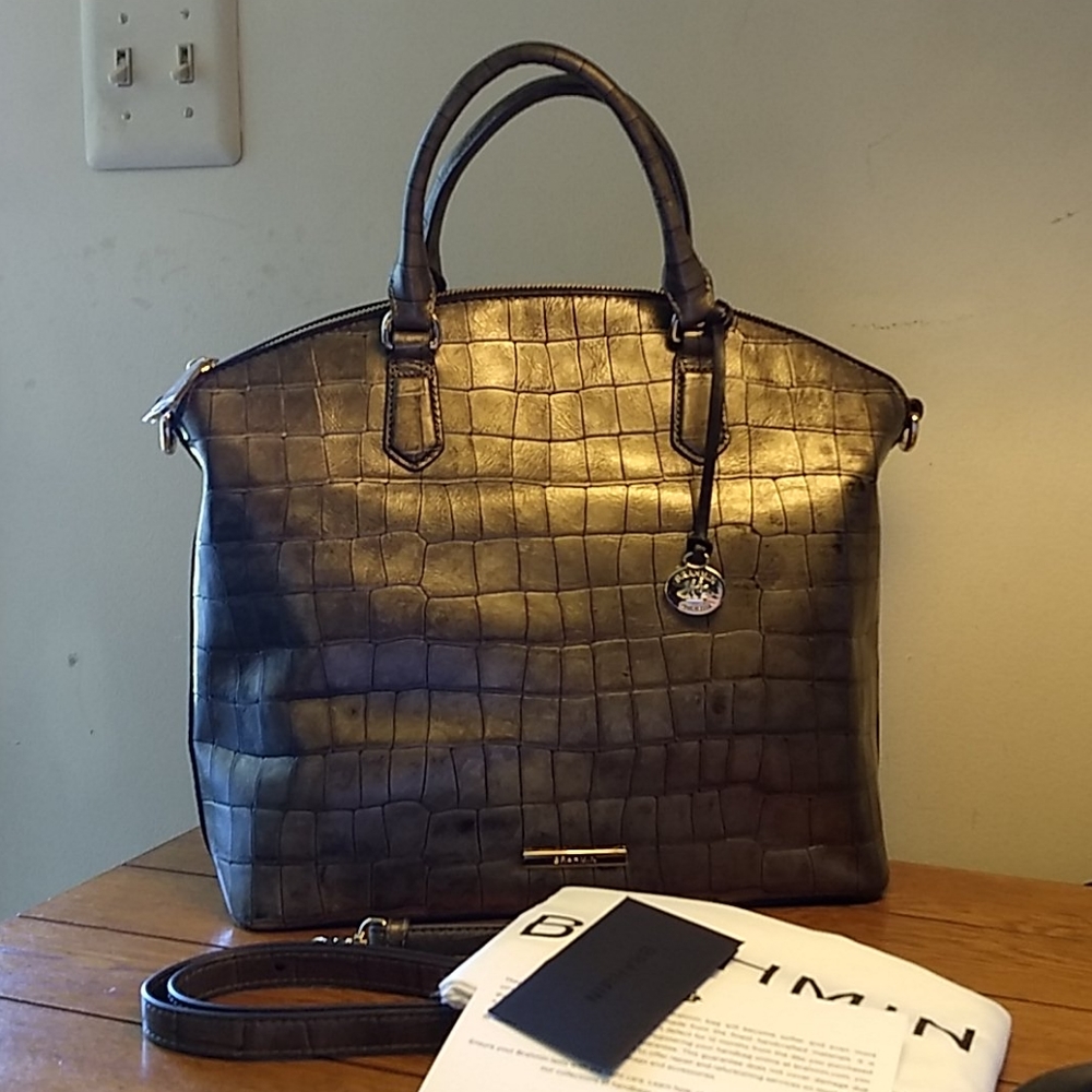 Brahmin NWT Large Duxbury Bronze Templo